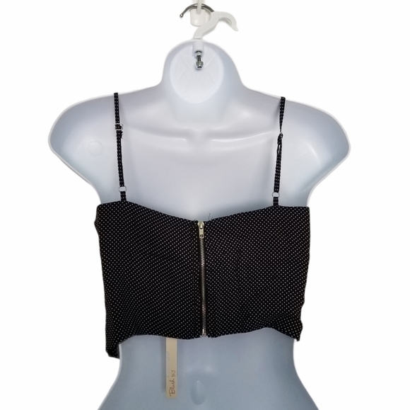 2 Piece Black and White Polka Dot Top & Shorts Set - Picture 4 of 9